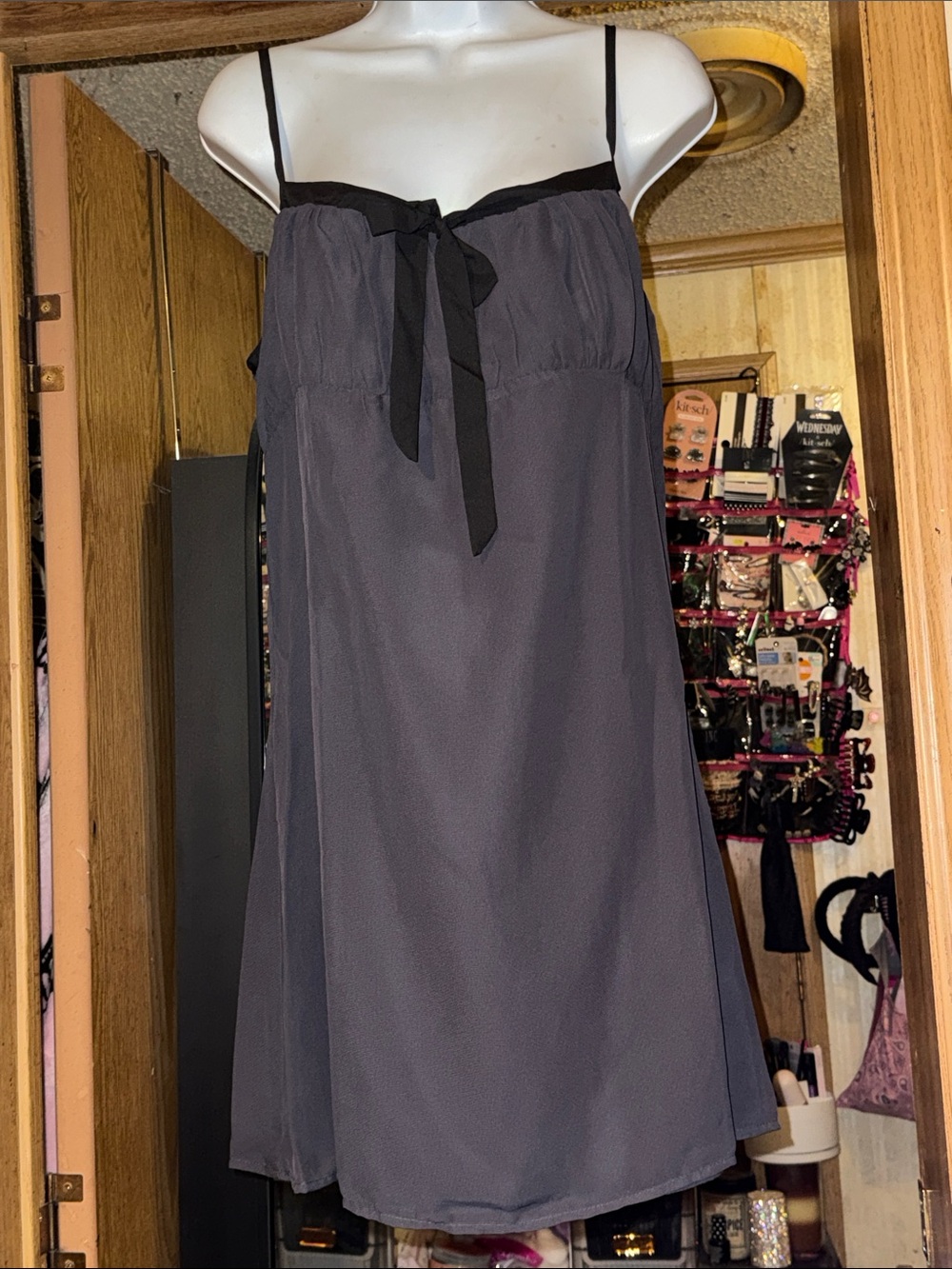Motel Brand Martina Mini Dress Chiffon & Slate Color!! (New)